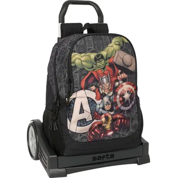 Školní batoh Školní batoh na kolečkách The Avengers Vendetta Černá (32 x 44 x 16 cm)