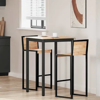 Barový stolek Barový stůl Přírodní 110 x 55 x 105 cm Masivní borové dřevo