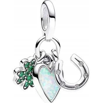 Přívěsek Přívěsek Charms Trojité Srdce Podkova Čtyřlístek Charms Přívěsky Trusky