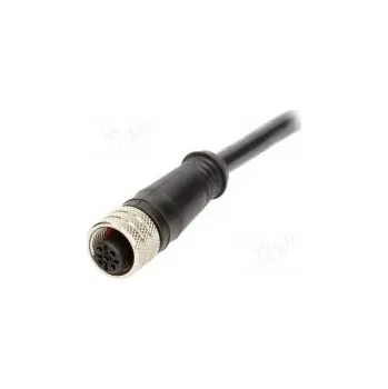 Elektrická zásuvka Zástrčka M12 PIN 5 zásuvka kód A-DeviceNet / CANopen 5m 60V