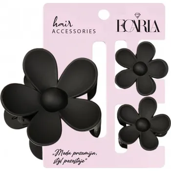 Ozdoba do vlasů Carla Dámská sada spon do vlasů Zleld černá Univerzální