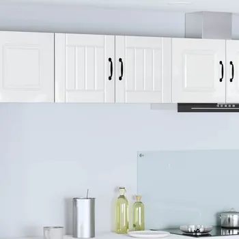 Příborník do zásuvky Kuchyňská skříň 2 pcs Vysoce lesklá bílá 40 x 31 x 40 cm