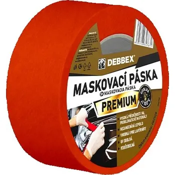 malířská páska Maskovací páska 100°C PREMIUM 25 mm x 50 m Den Braven