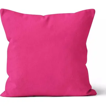 Dekorativní polštářek TipTrade Mikroplyšový povlak na polštář 40x40 cm - Fuchsiová