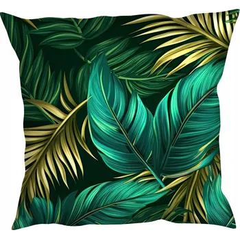 Povlak na dekorativní polštářek Povlak na polštář 45x45 dekorativní jasanový vzor povlaku na polštářky