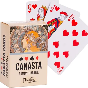 Desková hra Kanastové karty Alfons Mucha