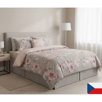 Povlečení Bavlněné povlečení Šípková růže Velikost: 70x90, 140x220 cm