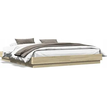 Postel Rám postele dub sonoma 180x200 cm