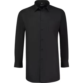 Pánská košile Pánská velká hladká košile s dlouhým rukávem Adamo John 179400-700 černá (3XL)