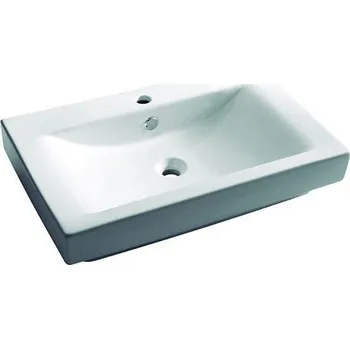 Umyvadlo Bathco 0023 - Zápustné umyvadlo MANCHESTER 70x45 cm porcelán/bílá