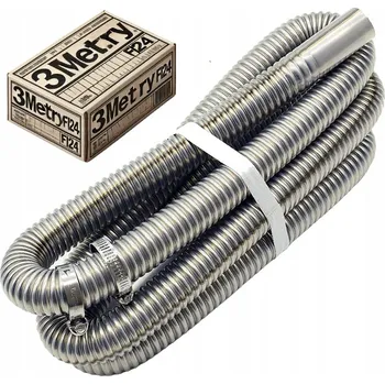 Brzdová hadice Výfuková hadice pro generátor proudu 25 mm trubka wydechowa z nerezové oceli