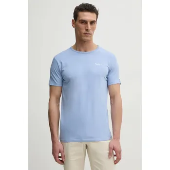Tričko Pepe Jeans ORIGINAL BASIC 3N PM508212 modrá 50X, vel. S