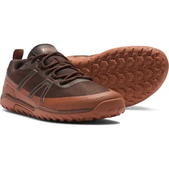 Pánská sportovní obuv VÝPRODEJ XERO Scrambler Trail Low WP Men - pánská trailová voděodolná turistická barefoot obuv Java Brown Mocha Bisque 45