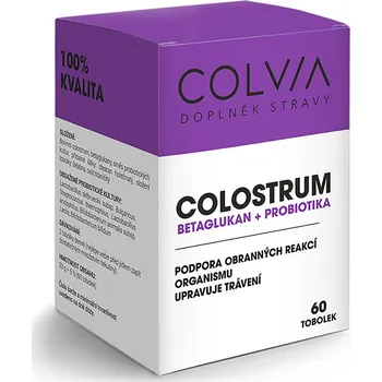 Colvia Colvia kolostrum s betaglukany a probiotiky - 60 kapslí
