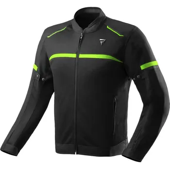 Moto bunda Bunda na motorku Rebelhorn Echo černo-fluo žlutá 7XL