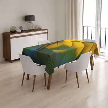 ubrus Sablio Ubrus Barevné peří - 90x90 cm