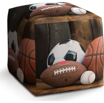 Taburet Sablio Taburet Cube Sportovní míče: 40x40x40 cm