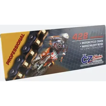 Motodíl CZ hnací řetěz 428 OR (138 článků) O-kroužek (STREET MAX 250 ccm) (23,4 KN) + spona (CZ hnací řetěz 428 OR (138 článků) O-kroužek (STREET MAX 250 ccm) (23,4 KN) + spona)