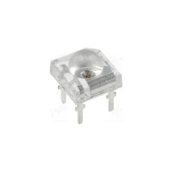 Dioda LED Super Flux 7,62x7,62mm červená 2500÷4000mcd 60° 20mA