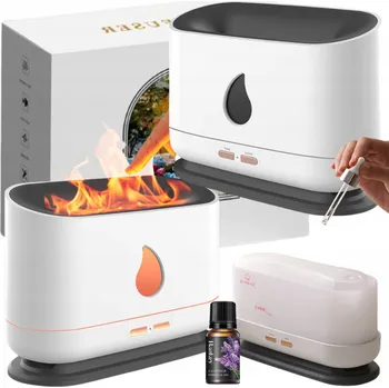 Zvlhčovač vzduchu ZVHLČOVAČ VZDUCHU DIFUZÉR S EFEKTEM PLAMENE