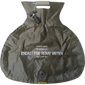 kempingová sprcha ARMÁDNÍ ORIGINÁL ŠVÉDSKO Transportní reservoár na vodu 25L Švédsko originál