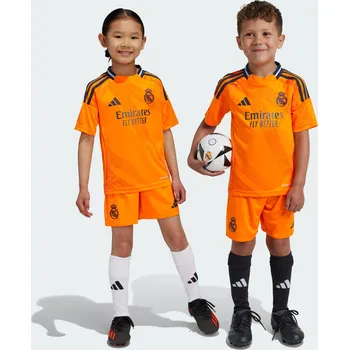 ADIDAS Venkovní souprava Real Madrid 24/25 Mini Kids 4 ROKY ORANŽOVÁ