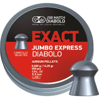 Sportovní střelba Diabolo JSB Exact Jumbo Express 5,52mm 500ks