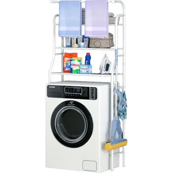 Koupelnový nábytek POLICE NAD PRAČKU STOJAN DO KOUPELNY PRÁDELNY SKŘÍŇKA KOUPELNOVÁ BÍLÁ