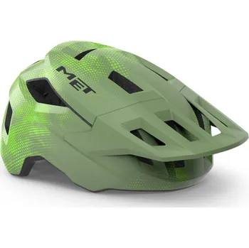 Sportovní chránič MET přilba SHELTER YOUTH green lime -52/56