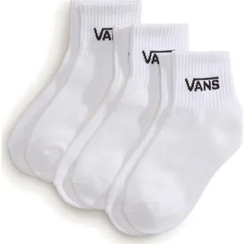 Pánské oblečení ponožky dětské 3 páry VANS Classic Half Crew KIDS White - XXS