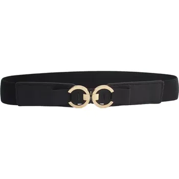 Opasek Dámský tenký elastický pásek na šaty Vanda Černý