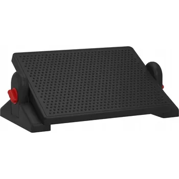 Taburet Ergonomická masážní podnožka černá HIPS 50 x 30,5 x 17 cm, 2 výšky