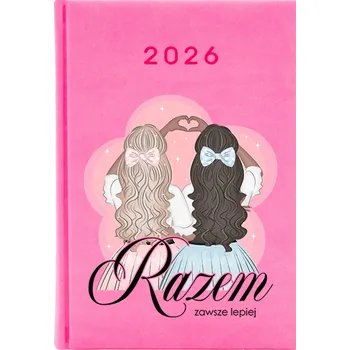 Kalendář Knižkový kalendář 2026 A5 FunnyCase růžový