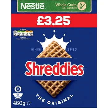 Nestlé Shreddies celozrnné cereálie 460 g PM