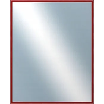 Zrcadlo DANTIK - Zrcadlo v rámu 40x50 | Hliníkový profil 269 vínová