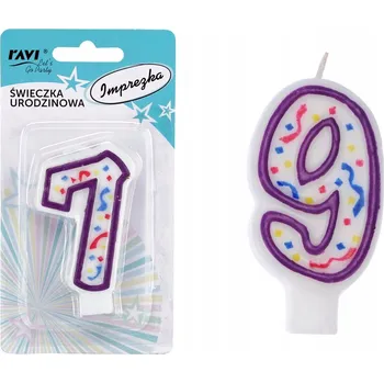 Dortová svíčka Narozeninová svíčka číslice 9 na oslavu