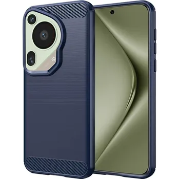 Pouzdro na mobilní telefon Techsuit Carbon Silicone kryt Huawei Pura 70 Ultra Blue