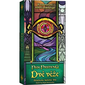 Asmodee Czech Republic Pán prstenů: Dvě věže - Štychová karetní hra + promo kapitola Koně a Haradrimové