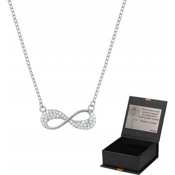 Náhrdelník Stříbrný náhrdelník s nekonečnem ryzost 925 DÁREK