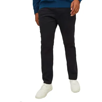 Oblečení a móda Jack & Jones velké pánské kalhoty chinos 12243603 černé (46SS)