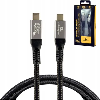 Datový kabel Kabel Gembird USB - USB typ C 1,5 m černý