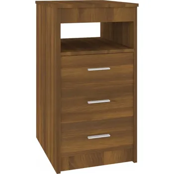 Komoda VidaXL Komoda, hnědý dub, 40x50x76 cm, dřevotříska