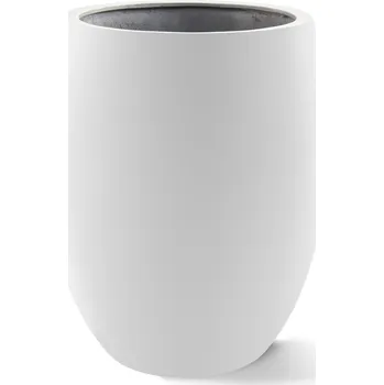 Květináč Argento Tall Balloon Matt White Ø 40 cm / V 50 cm