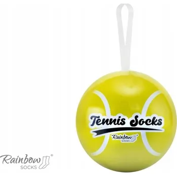 Pánské ponožky Rainbow Socks Ponožky Tennis Ball oranžové, velikost 47-50