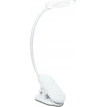 Lampička Philips FORYS stolní lampa s klipem LED 5W 200lm 4000K 36cm IP20, bílá