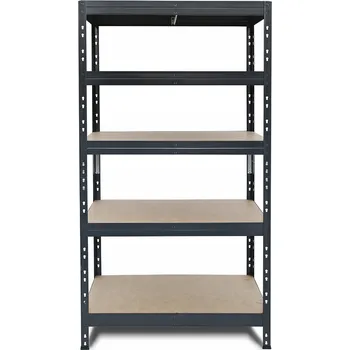 Dílenský regál Kovový regál do skladu 179 x 90 x 45 cm, nosnost 230 kg na polici
