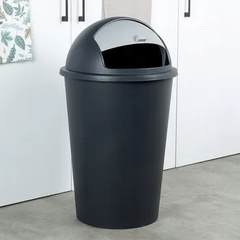 Odpadkový koš Odpadkový koš plastový uzavíratelný do kanceláře, koupelny, kuchyně 50L