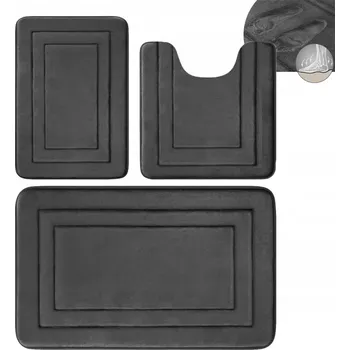 Koupelnová předložka KOUPELNOVÁ PŘEDLOŽKA SAVÁ SADA 3 KUSŮ PROTISKLUZOVÝCH KOUPELNOVÝCH PŘEDLOŽEK