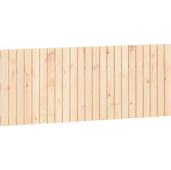 Dřevěné čelo postele z borovice, 147 x 3 x 60 cm, neošetřené