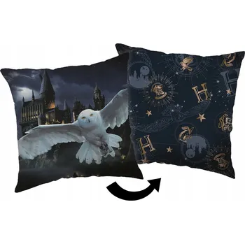 Polštář Jerry Fabrics Polštář Harry Potter Hogwarts 40x40 cm